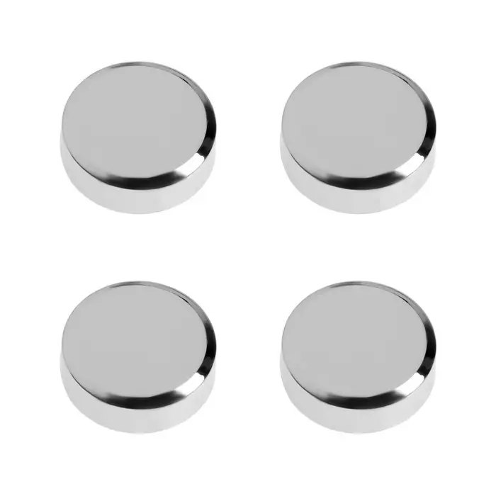 Зеркалодержатель (арт.1189), d=25 мм, без сверления, цвет хром, 4 шт.