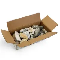 Камни для бани &laquo;Микс&raquo;, дунит, кварцит, талькохлорит, 30 кг, колотые, фракция 7-15 см