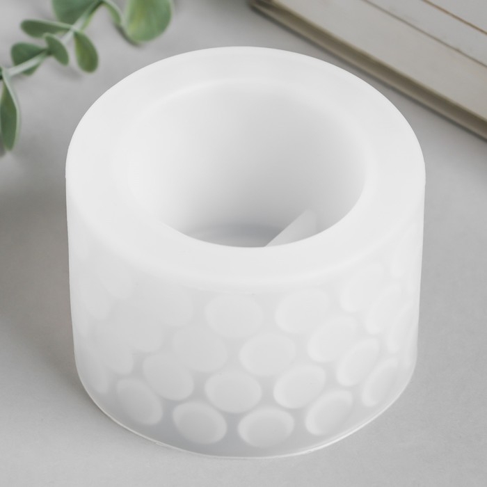 Молд силикон Молд силикон "Подсвечник цилиндр с кругами" 8,5х8,5х8,5 см