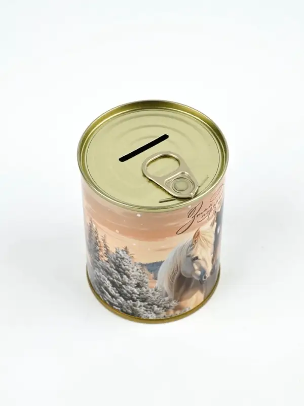 Копилка-банка металл «Зима подарит», 7.5×9.5 см