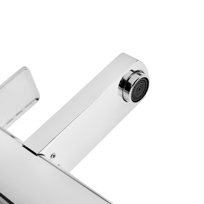 Смеситель для раковины ZEIN Z3714, однорычажный, длина излива 12 см, пластик, хром Смеситель для раковины ZEIN Z3714, однорычажный, длина излива 12 см, пластик, хром