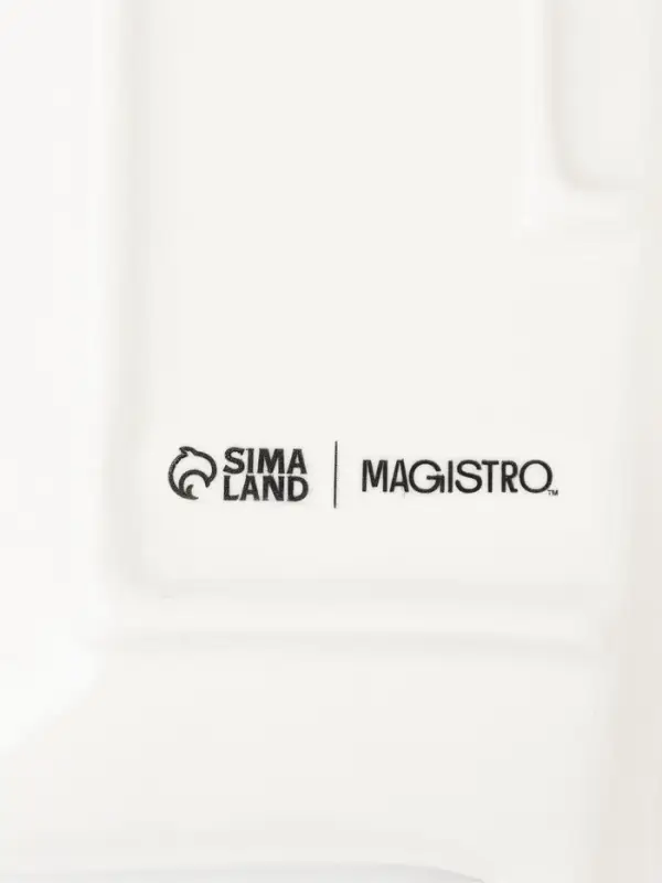 Блюдо Magistro &laquo;Лопатка&raquo;, 24.5&times;18 см, фарфор, белое