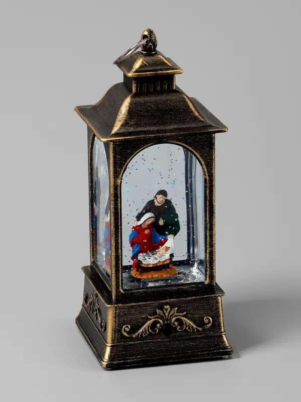 Фигура светодиодная фонарь  Фигура светодиодная фонарь "Рождество", 21х8,5х8,5 см, AAAx3, Т/БЕЛЫЙ