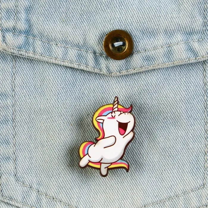 Значок деревянный «Единорог», 2,3 х 3,5 см Значок деревянный «Единорог», 2,3 х 3,5 см