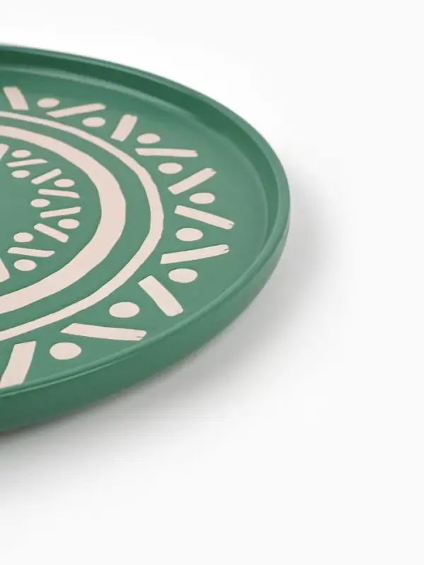 Блюдо керамическое &laquo;Орнамент&raquo;, d=27.3 см, ручная работа