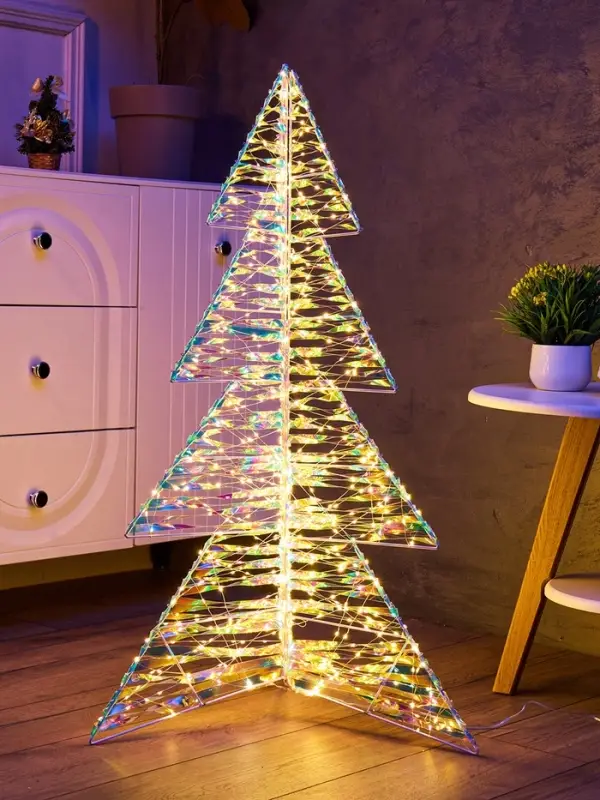 Фигура световая FROSTY &laquo;Елка&raquo;, 64&times;64&times;100, 720 LED, 220V, свечение тёплое белое