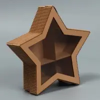 Коробка подарочная, кондитерская упаковка &laquo;Звезда&raquo;, 23&times;13&times;5 см