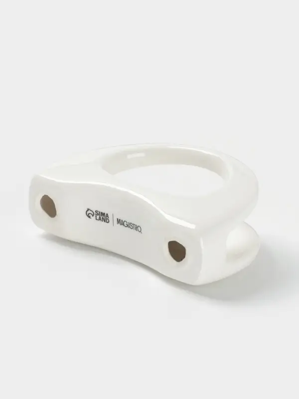 Салфетница Magistro &laquo;Бланш&raquo;, 13&times;3.5&times;8 см, фарфор, белая