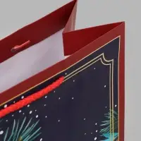 Пакет подарочный &laquo;Снегирь на ветке&raquo;, 26&times;12&times;32 см