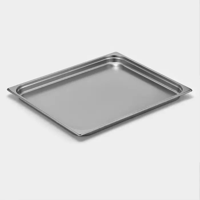 Гастроёмкость GN 2/1 Hanna Kn&ouml;vell, 40 мм, 65.4&times;53.6&times;4 см, толщина 0.6 мм, нержавеющая сталь