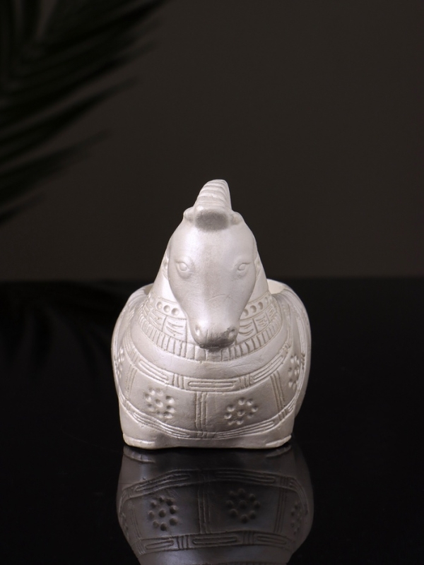 Кашпо Кашпо "Лошадка с орнаментом" 8х9х6 см, перламутр