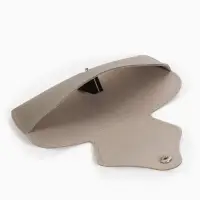 Футляр для очков , 16*3*6,3 см, кнопка, серый