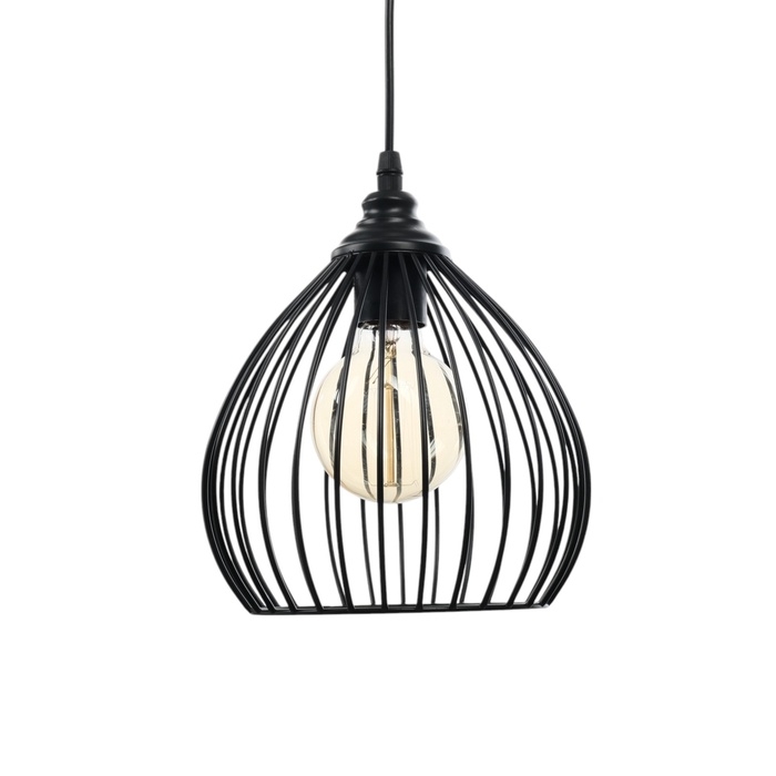 Люстра Люстра "Арландо" 3хЕ27 40Вт черный 60х20х20-200см