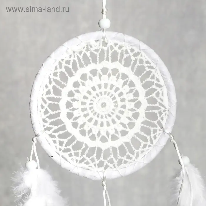 Ловец снов "Белоснежное кружево" 30х11 см