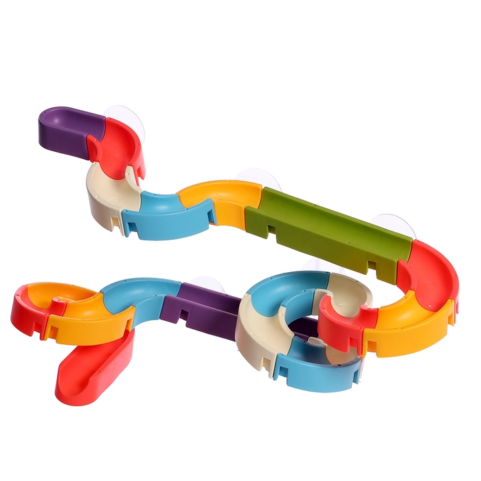 Игрушка для купания в ванной «Весёлые горки», 34 детали Игрушка для купания в ванной «Весёлые горки», 34 детали