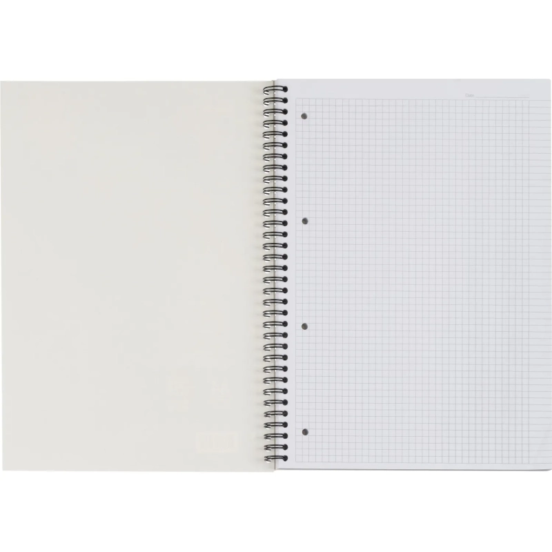 Бизнес-тетрадь 100л,кл,А4,LightBook,спираль,обл.синий,блок белый 70г/м