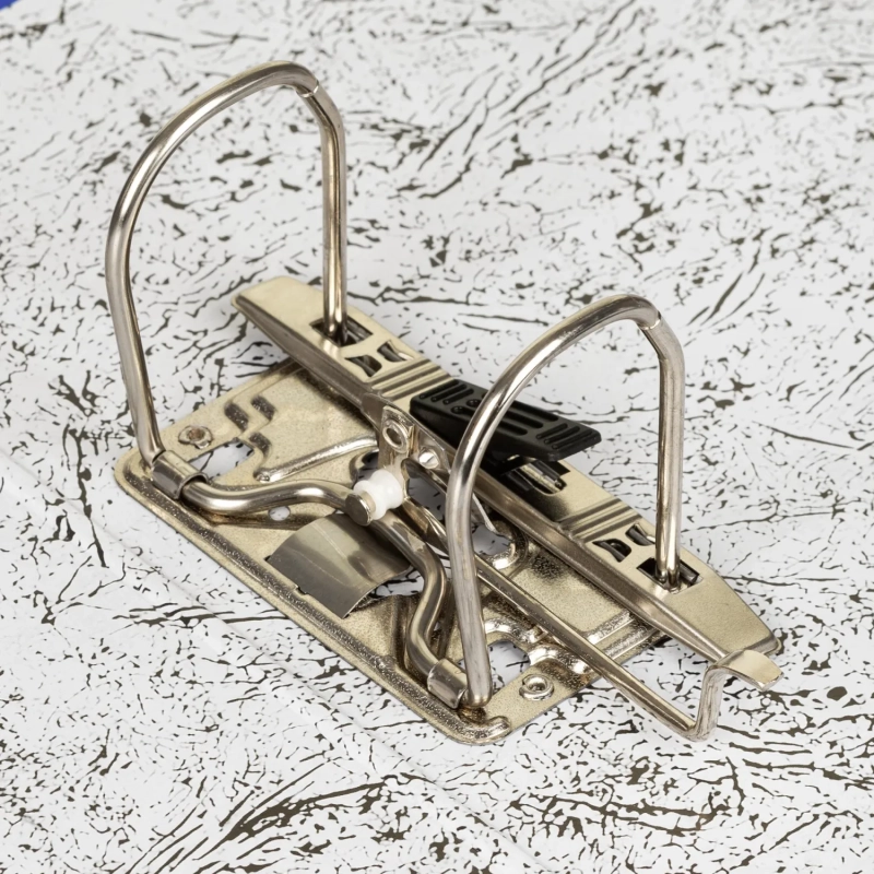 Папка-регистратор 75мм Attache А4, синяя, РР/бумага, мет. уголок