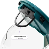 Чайник электрический стеклянный с подсветкой КТ-640 - 1.7 л