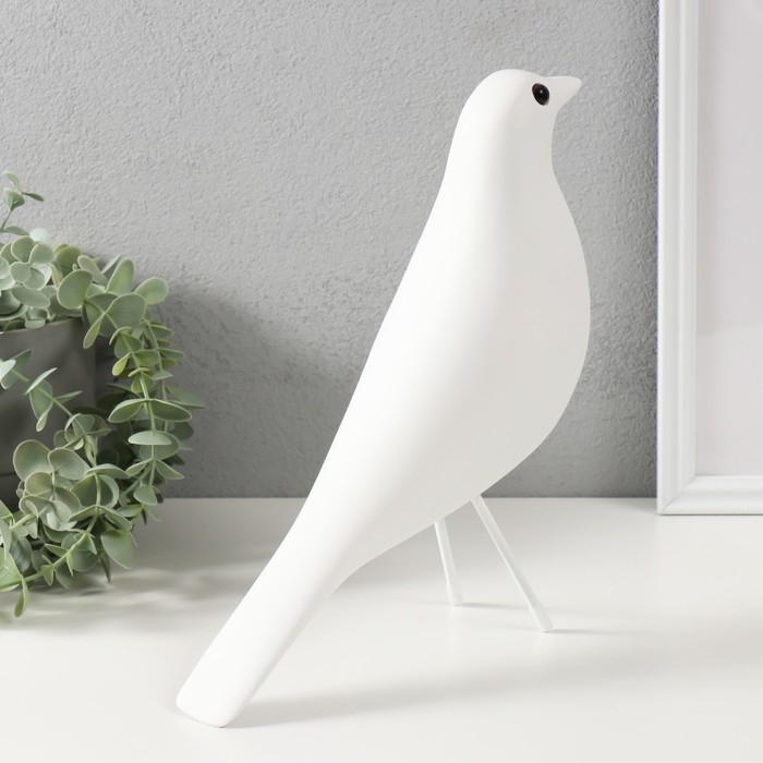 Сувенир полистоун Сувенир полистоун "Птица" белая 28х23,5 см