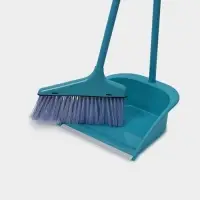 Набор для уборки Доляна: щётка для пола 23&times;78 см, совок 25&times;26&times;71 см, ручки металлические, МИКС