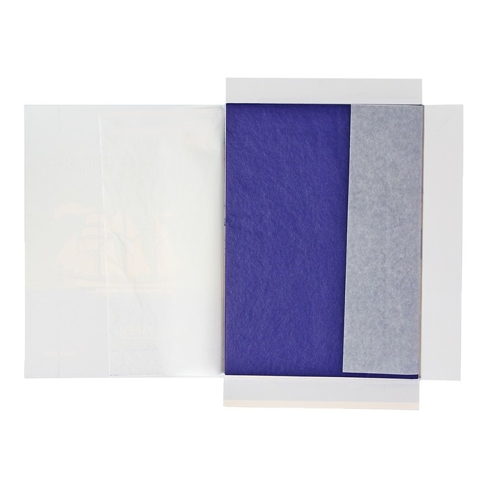 Бумага копировальная А4, 100 листов, синяя Бумага копировальная А4, 100 листов, синяя