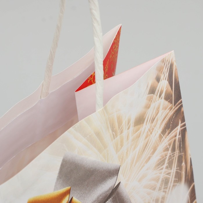 Пакет подарочный новогодний крафтовый «С Новым годом», 22 х 25 х 12 см Пакет подарочный новогодний крафтовый «С Новым годом», 22 х 25 х 12 см