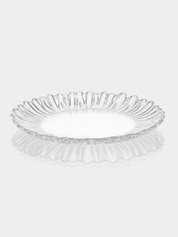 Набор тарелок Paşabah&ccedil;e Aurora, d=20.5 см, 6 шт., стекло, прозрачный