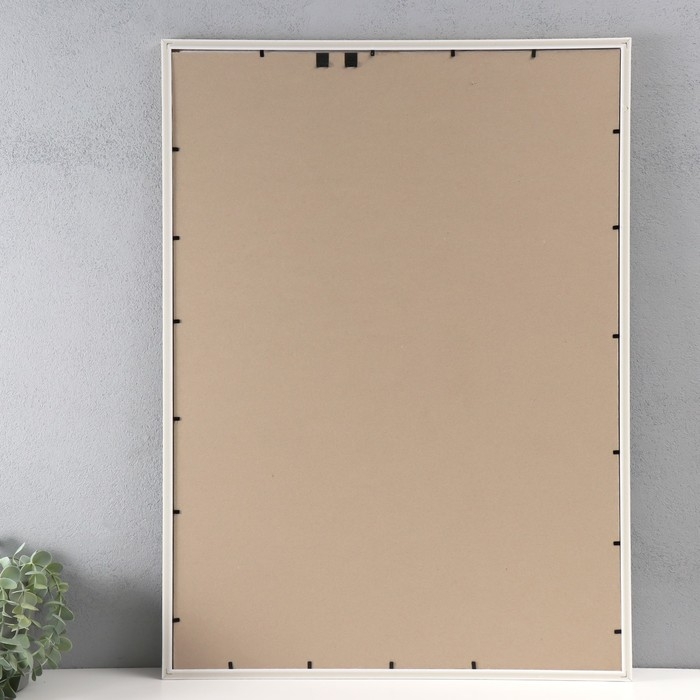 Фоторамка пластик Фоторамка пластик "Стиль бежевый" 50х70 см, бежевый