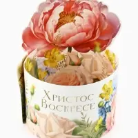 Форма ободок для кулича «Христос Воскресе!», на Пасху, 25.7×9.7 см