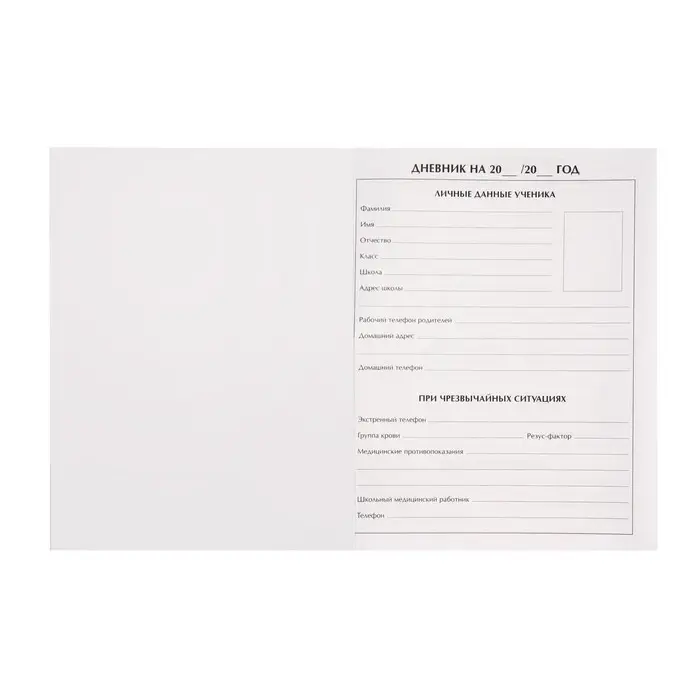 Дневник для 1-4 классов, "Школа", твердая обложка 7БЦ, глянцевая ламинация, 48 листов