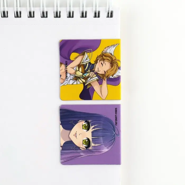Подарочный набор блокнот и магнитные закладки 2 шт. «Аниме» Подарочный набор блокнот и магнитные закладки 2 шт. «Аниме»