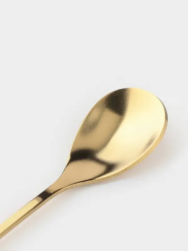 Ложка чайная 15 см  Ложка чайная 15 см "Хьёрт" цвет золото