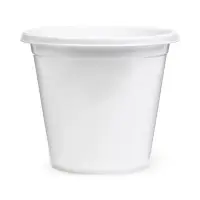 Горшок для цветов 2л d17см h16см "Эконом", цвет белый