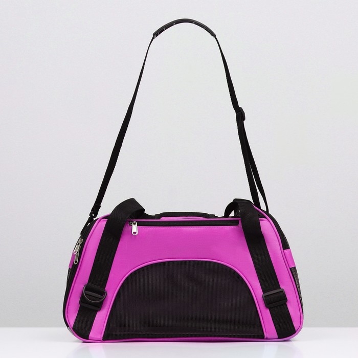 Сумка-переноска сетчатая,52 х 25 х 33 см,  фиолетовая Сумка-переноска сетчатая,52 х 25 х 33 см,  фиолетовая