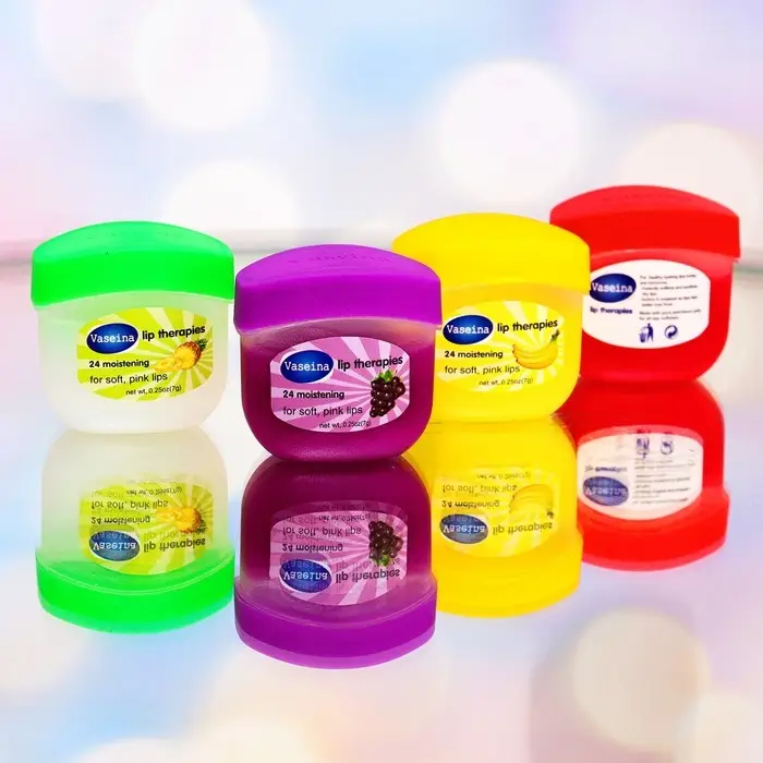 Вазелин косметический для губ, микс цветов и ароматов Вазелин косметический для губ, микс цветов и ароматов