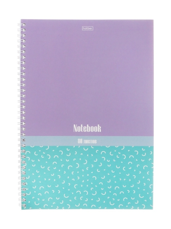 Тетрадь 80л кл на гребне "Скобочки", S-touch,перф на отрыв,цв срез,офсет 60-65г/м² 2В МИКС