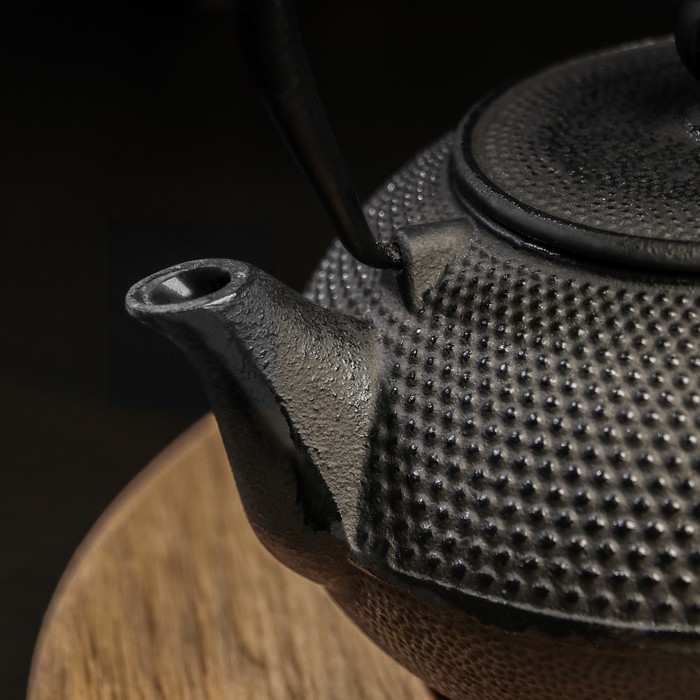 Чайник чугунный Magma «Восточная ночь», 600 мл, с ситом, эмалированный внутри Чайник чугунный Magma «Восточная ночь», 600 мл, с ситом, эмалированный внутри