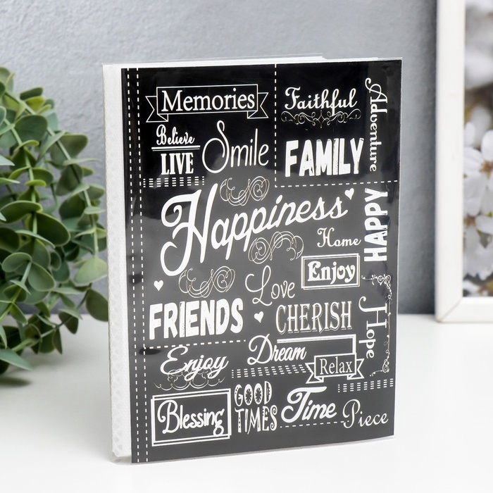 Фотоальбом на 36 фото 10х15 см Фотоальбом на 36 фото 10х15 см "Надписи"