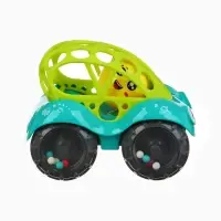 Погремушка Крошка Я &laquo;Гоночная машинка&raquo;, с эластичными элементами
