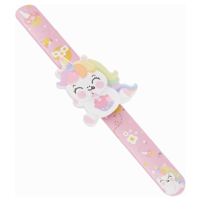 Часы наручные электронные, детские, Часы наручные электронные, детские, "Единорог", ремешок l-22.5 см