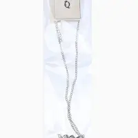 Кулон на цепочке &laquo;ДНК&raquo;, L=42 см, цвет чернёное серебро