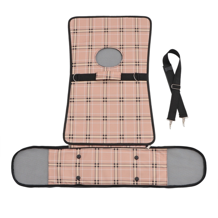 Сумка-переноска каркасная  Сумка-переноска каркасная "Клетка", размер M,  43 х 21 х 26 см, розовая