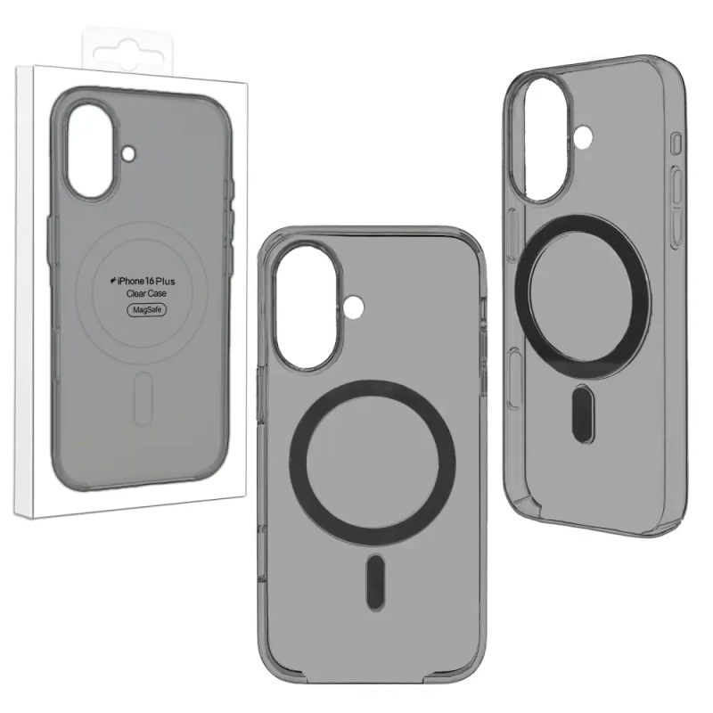 Чехол 16 Plus Clear Case Black Чехол 16 Plus Clear Case Black