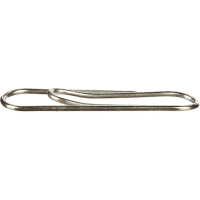 Скрепки KORES с отгибом,никелированные, 25 мм, негофрированные,100шт/уп