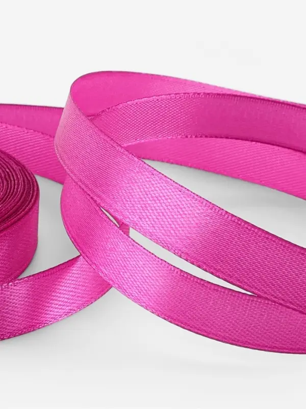 Лента атласная, 12 мм, 23±1 м, фиалковая