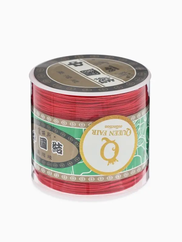 Шнур &laquo;Шамбала&raquo; длина 100 м, d=1 мм, ярко-красный