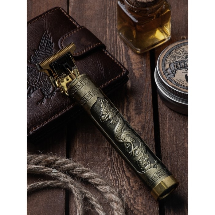 Машинка для стрижки Windigo LTRI-27, портативная, 2500 мАч, 1,5/2/3/4 мм, АКБ,  Машинка для стрижки Windigo LTRI-27, портативная, 2500 мАч, 1,5/2/3/4 мм, АКБ, "Дракон"