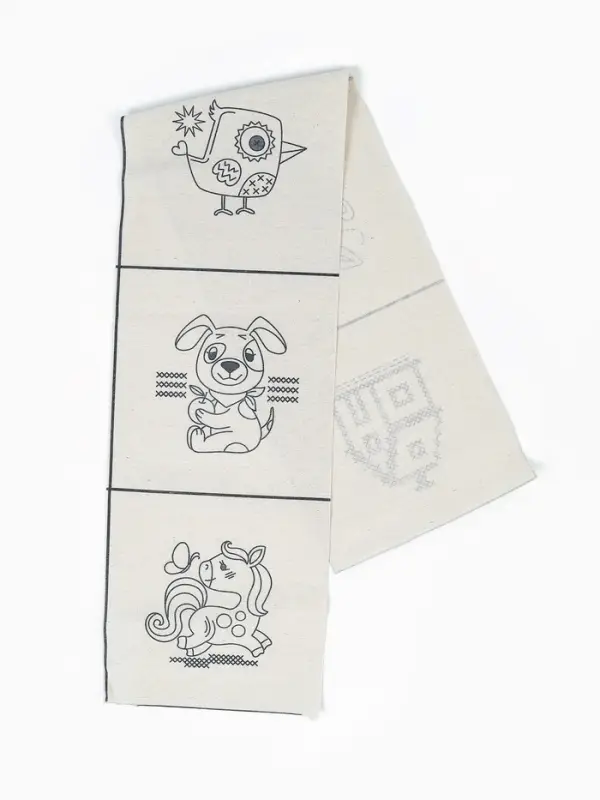 Набор для творчества. Вышивка на холсте Набор для творчества. Вышивка на холсте "Первые стежки"