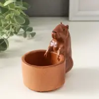 Подставка для мелочей &laquo;Капибара&raquo; 8&times;9&times;6 см, гипс