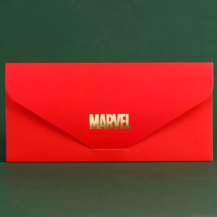 Конверт для денег «MARVEL», софт тач, тиснение, 19 х 9 см, Мстители Конверт для денег «MARVEL», софт тач, тиснение, 19 х 9 см, Мстители